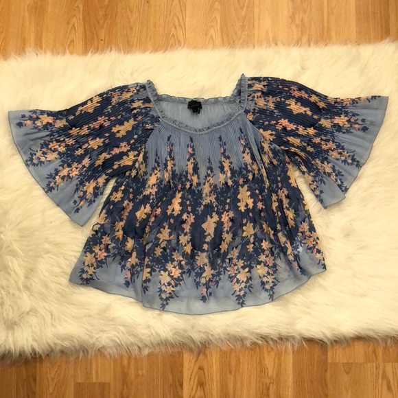 Jeans By Buffalo Tops - Peasant Boho Top Shirt Hippie Size M